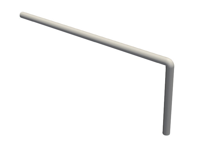 3D pipe CAD model developed in FreeCAD